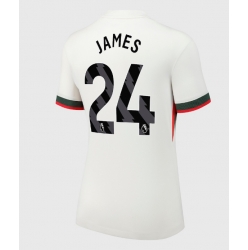 Strój piłkarski Chelsea Reece James #24 Koszulka Wyjazdowej damskie 2025-26 Krótki Rękaw