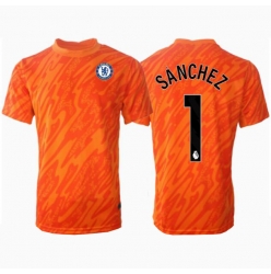 Strój piłkarski Chelsea Robert Sanchez #1 Bramkarskie Koszulka Podstawowej 2024-25 Krótki Rękaw