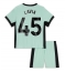 Strój piłkarski Chelsea Romeo Lavia #45 Koszulka Trzeciej dziecięce 2023-24 Krótki Rękaw (+ Krótkie spodenki)