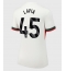 Strój piłkarski Chelsea Romeo Lavia #45 Koszulka Wyjazdowej damskie 2025-26 Krótki Rękaw