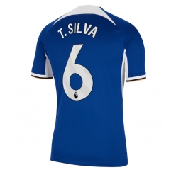 Strój piłkarski Chelsea Thiago Silva #6 Koszulka Podstawowej 2023-24 Krótki Rękaw