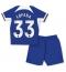 Strój piłkarski Chelsea Wesley Fofana #33 Koszulka Podstawowej dziecięce 2023-24 Krótki Rękaw (+ Krótkie spodenki)