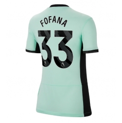 Strój piłkarski Chelsea Wesley Fofana #33 Koszulka Trzeciej damskie 2023-24 Krótki Rękaw