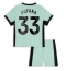 Strój piłkarski Chelsea Wesley Fofana #33 Koszulka Trzeciej dziecięce 2023-24 Krótki Rękaw (+ Krótkie spodenki)