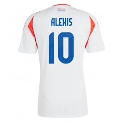 Strój piłkarski Chile Alexis Sanchez #10 Koszulka Wyjazdowej Copa America 2024 Krótki Rękaw
