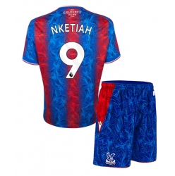 Strój piłkarski Crystal Palace Eddie Nketiah #9 Koszulka Podstawowej dziecięce 2024-25 Krótki Rękaw (+ Krótkie spodenki)