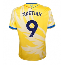 Strój piłkarski Crystal Palace Eddie Nketiah #9 Koszulka Wyjazdowej 2024-25 Krótki Rękaw