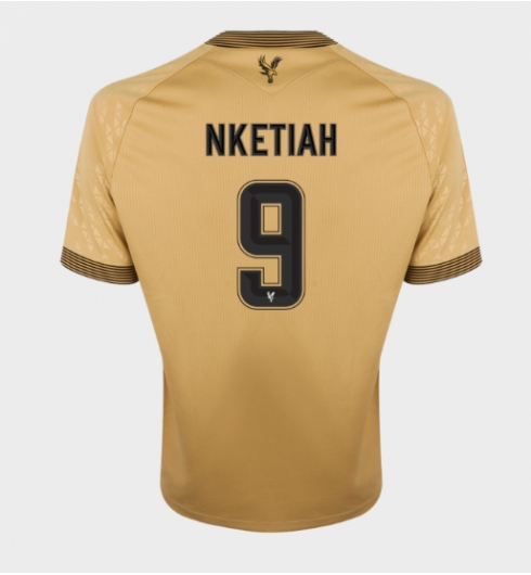 Strój piłkarski Crystal Palace Eddie Nketiah #9 Koszulka Wyjazdowej 2025-26 Krótki Rękaw Strój piłkarski Crystal Palace Eddie Nketiah #9 Koszulka Wyjazdowej 2025-26 Krótki Rękaw