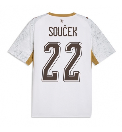 Strój piłkarski Czechy Tomas Soucek #22 Koszulka Wyjazdowej MŚ 2026 Krótki Rękaw Strój piłkarski Czechy Tomas Soucek #22 Koszulka Wyjazdowej MŚ 2026 Krótki Rękaw