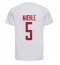 Strój piłkarski Dania Joakim Maehle #5 Koszulka Wyjazdowej MŚ 2022 Krótki Rękaw