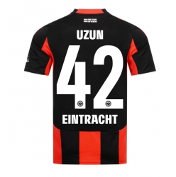 Strój piłkarski Eintracht Frankfurt Can Uzun #42 Koszulka Podstawowej 2025-26 Krótki Rękaw