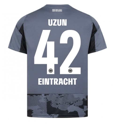 Strój piłkarski Eintracht Frankfurt Can Uzun #42 Koszulka Trzeciej 2025-26 Krótki Rękaw Strój piłkarski Eintracht Frankfurt Can Uzun #42 Koszulka Trzeciej 2025-26 Krótki Rękaw