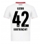 Strój piłkarski Eintracht Frankfurt Can Uzun #42 Koszulka Wyjazdowej 2025-26 Krótki Rękaw Strój piłkarski Eintracht Frankfurt Can Uzun #42 Koszulka Wyjazdowej 2025-26 Krótki Rękaw