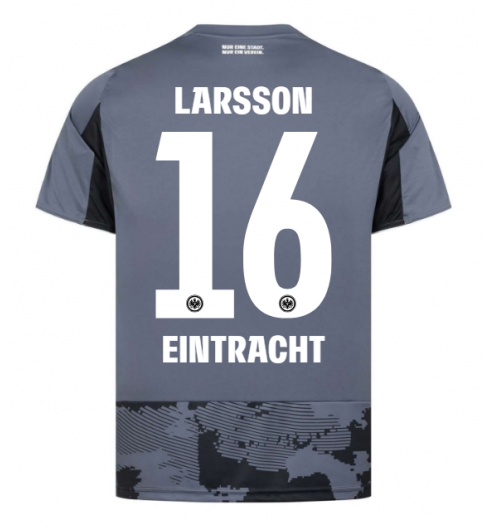 Strój piłkarski Eintracht Frankfurt Hugo Larsson #16 Koszulka Trzeciej 2025-26 Krótki Rękaw Strój piłkarski Eintracht Frankfurt Hugo Larsson #16 Koszulka Trzeciej 2025-26 Krótki Rękaw