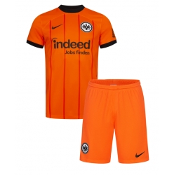 Strój piłkarski Eintracht Frankfurt Koszulka Trzeciej dziecięce 2024-25 Krótki Rękaw (+ Krótkie spodenki)