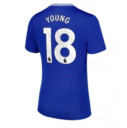 Strój piłkarski Everton Ashley Young #18 Koszulka Podstawowej damskie 2024-25 Krótki Rękaw