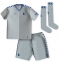 Strój piłkarski Everton Ashley Young #18 Koszulka Trzeciej dziecięce 2023-24 Krótki Rękaw (+ Krótkie spodenki)