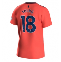 Strój piłkarski Everton Ashley Young #18 Koszulka Wyjazdowej 2023-24 Krótki Rękaw