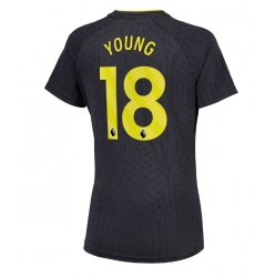 Strój piłkarski Everton Ashley Young #18 Koszulka Wyjazdowej damskie 2024-25 Krótki Rękaw