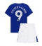 Strój piłkarski Everton Dominic Calvert-Lewin #9 Koszulka Podstawowej dziecięce 2024-25 Krótki Rękaw (+ Krótkie spodenki)