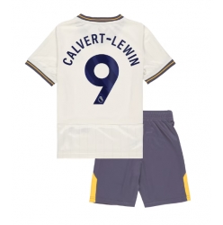 Strój piłkarski Everton Dominic Calvert-Lewin #9 Koszulka Trzeciej dziecięce 2024-25 Krótki Rękaw (+ Krótkie spodenki)