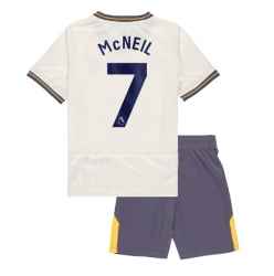 Strój piłkarski Everton Dwight McNeil #7 Koszulka Trzeciej dziecięce 2024-25 Krótki Rękaw (+ Krótkie spodenki)