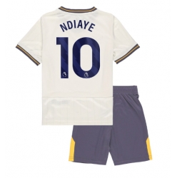 Strój piłkarski Everton Iliman Ndiaye #10 Koszulka Trzeciej dziecięce 2024-25 Krótki Rękaw (+ Krótkie spodenki)