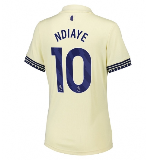 Strój piłkarski Everton Iliman Ndiaye #10 Koszulka Wyjazdowej damskie 2025-26 Krótki Rękaw Strój piłkarski Everton Iliman Ndiaye #10 Koszulka Wyjazdowej damskie 2025-26 Krótki Rękaw