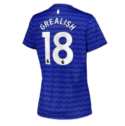 Strój piłkarski Everton Jack Grealish #18 Koszulka Podstawowej damskie 2025-26 Krótki Rękaw Strój piłkarski Everton Jack Grealish #18 Koszulka Podstawowej damskie 2025-26 Krótki Rękaw