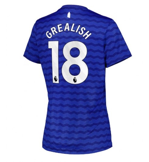 Strój piłkarski Everton Jack Grealish #18 Koszulka Podstawowej damskie 2025-26 Krótki Rękaw Strój piłkarski Everton Jack Grealish #18 Koszulka Podstawowej damskie 2025-26 Krótki Rękaw