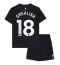 Strój piłkarski Everton Jack Grealish #18 Koszulka Trzeciej dziecięce 2025-26 Krótki Rękaw (+ Krótkie spodenki)