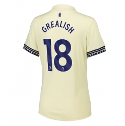 Strój piłkarski Everton Jack Grealish #18 Koszulka Wyjazdowej damskie 2025-26 Krótki Rękaw