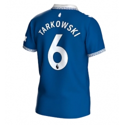 Strój piłkarski Everton James Tarkowski #6 Koszulka Podstawowej 2023-24 Krótki Rękaw