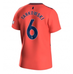 Strój piłkarski Everton James Tarkowski #6 Koszulka Wyjazdowej 2023-24 Krótki Rękaw