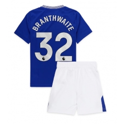 Strój piłkarski Everton Jarrad Branthwaite #32 Koszulka Podstawowej dziecięce 2024-25 Krótki Rękaw (+ Krótkie spodenki)