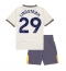 Strój piłkarski Everton Jesper Lindstrom #29 Koszulka Trzeciej dziecięce 2024-25 Krótki Rękaw (+ Krótkie spodenki)