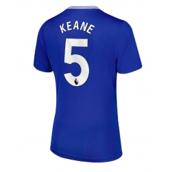 Strój piłkarski Everton Michael Keane #5 Koszulka Podstawowej damskie 2024-25 Krótki Rękaw