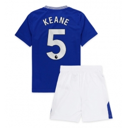 Strój piłkarski Everton Michael Keane #5 Koszulka Podstawowej dziecięce 2024-25 Krótki Rękaw (+ Krótkie spodenki)