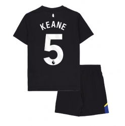Strój piłkarski Everton Michael Keane #5 Koszulka Trzeciej dziecięce 2025-26 Krótki Rękaw (+ Krótkie spodenki)