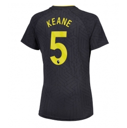 Strój piłkarski Everton Michael Keane #5 Koszulka Wyjazdowej damskie 2024-25 Krótki Rękaw