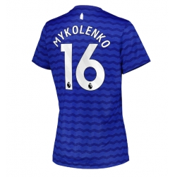 Strój piłkarski Everton Vitaliy Mykolenko #16 Koszulka Podstawowej damskie 2025-26 Krótki Rękaw