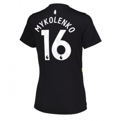 Strój piłkarski Everton Vitaliy Mykolenko #16 Koszulka Trzeciej damskie 2025-26 Krótki Rękaw