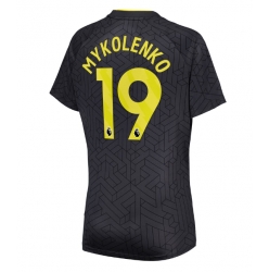 Strój piłkarski Everton Vitaliy Mykolenko #19 Koszulka Wyjazdowej damskie 2024-25 Krótki Rękaw