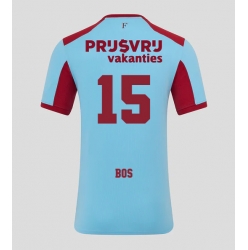 Strój piłkarski Feyenoord Jordan Bos #15 Koszulka Trzeciej 2025-26 Krótki Rękaw