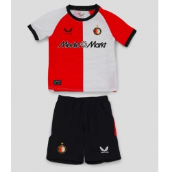 Strój piłkarski Feyenoord Koszulka Podstawowej dziecięce 2024-25 Krótki Rękaw (+ Krótkie spodenki)