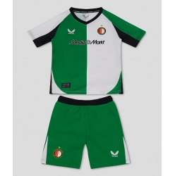 Strój piłkarski Feyenoord Koszulka Trzeciej dziecięce 2024-25 Krótki Rękaw (+ Krótkie spodenki)