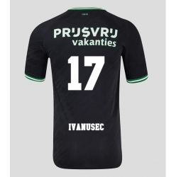 Strój piłkarski Feyenoord Luka Ivanusec #17 Koszulka Wyjazdowej 2024-25 Krótki Rękaw