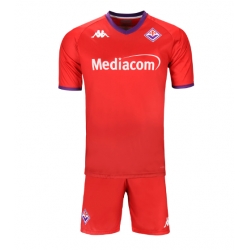 Strój piłkarski Fiorentina Koszulka Trzeciej dziecięce 2024-25 Krótki Rękaw (+ Krótkie spodenki)
