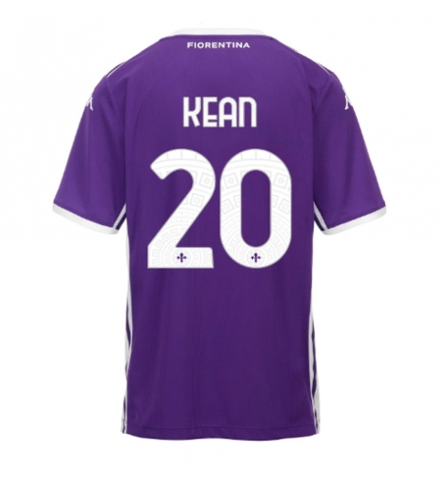 Strój piłkarski Fiorentina Moise Kean #20 Koszulka Podstawowej 2025-26 Krótki Rękaw Strój piłkarski Fiorentina Moise Kean #20 Koszulka Podstawowej 2025-26 Krótki Rękaw