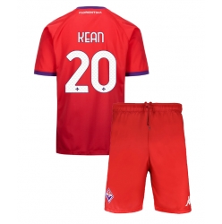 Strój piłkarski Fiorentina Moise Kean #20 Koszulka Trzeciej dziecięce 2024-25 Krótki Rękaw (+ Krótkie spodenki)